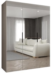 Skriňa Marbella III 150 kašmír/čierna