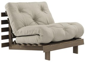 Béžové ľanové kreslo Roots – Karup Design