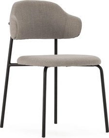 Svetlosivé jedálenské stoličky v súprave 4 ks Adriel – Marckeric