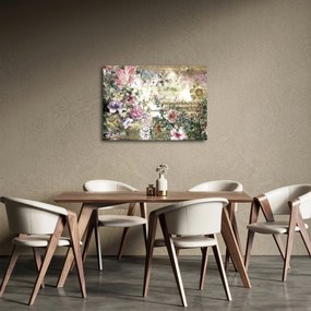 Obraz - Dizajnové kvety (70x50 cm)