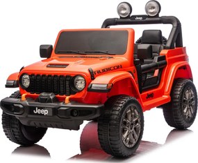 LEAN CARS Elektrické autíčko Jeep Rubicon 4x4 DK-JWR556 4x200W 24V oranžové