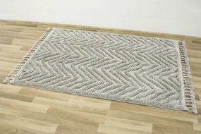 Koberec Berber 7059 l.3D jasný sivý