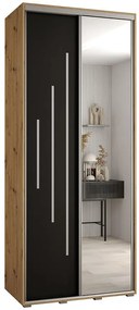 Skriňa 45 Canaris 13 120 artisan/čierna/silver