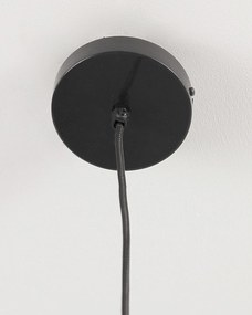 Závesná lampa Nina Black 48 cm