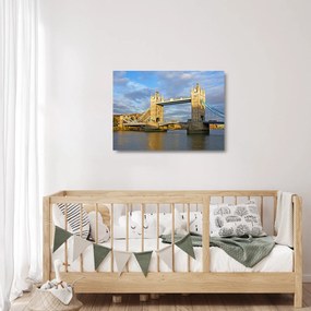Sklenený obraz - Tower Bridge (70x50 cm)