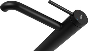 Rea Spot, vysoká umývadlová batéria h-280, čierna matná, REA-B2013