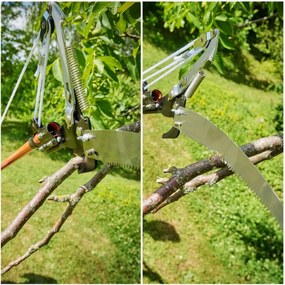 Teleskopická pílka s nožnicami MOREL, 2,6m, oranžová Gardebruk