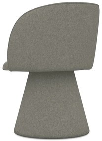 Sivé čalúnené jedálenské kreslo Maia – Makamii