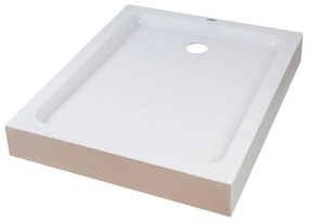 Almagro 80x100x13,5 cm Štvorcová, obdĺžniková, akrylová sprchová vanička, so sifonom