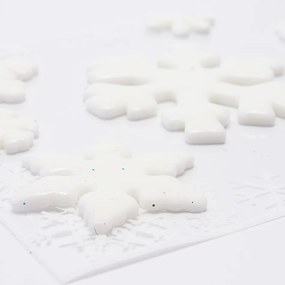 DECOLED Nálepky do okna, vločky 10ks, různé velikosti