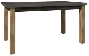 Kondela Jedálenský stôl, rozkladací, MONTANA STW, dub lefkas tmavý/smooth sivý