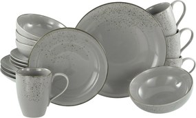 XXXLutz KOMBINOVANÝ SERVIS Nature Collection Stone 16-dielne Creatable - Online Only bytové doplnky - 007768063201