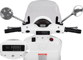 JOKOMISIADA Elektrický skúter na akumulátor VESPA GTS Super pre deti PA0333