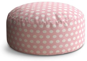 Sablio Taburet Biele bodky: 40x50 cm