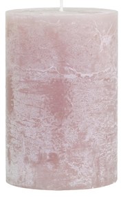 Hnedá rustikálna valcová sviečka Macon Variant: Ø: 15cm, V: 15cm, 80hod