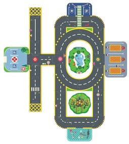 Auto Crazy Motors – Puzzl'Up Bláznivé mesto – 34 ks