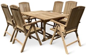 Noela Záhradná drevená zostava 1+6 pre 6 osôb Bali II.