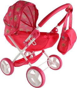 Červený kočík pre bábiky