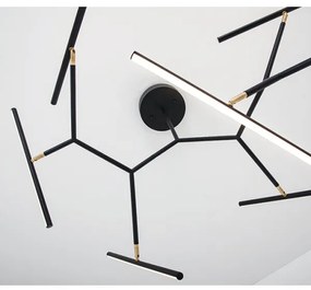 Zambelis 2072 - LED Stmievateľný luster na tyči LED/68W/230V čierna