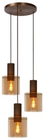 Lucide 74405/13/62 - Luster na lanku TOLEDO 3xE27/40W/230V