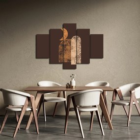 Obraz - Oranžové oblúky N⁰2 (150x105 cm)