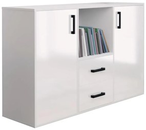 Komoda Herakles 1 biely/biely lesk