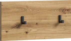 Dvojdielny šatníkový panel Cano, 80 cm, šedá/dub artisan