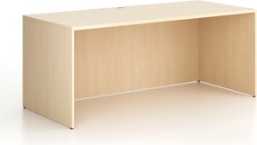 Kancelársky písací stôl FRAME, 180x80 cm, breza