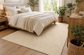 Koberec DUNE WOOL 497 03 TM100 krémový