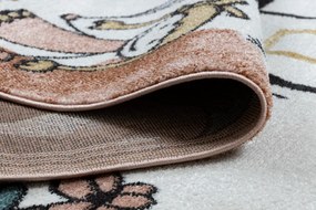 Dywany Łuszczów, Detský kusový koberec Fun Hop pink, 140x190, ružová, detská izba