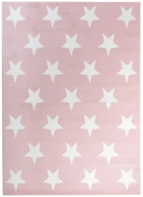 Detský koberec PINKY L896A Stars ružový