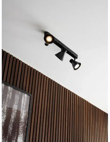 Nordlux - Bodové svietidlo EIK 3xGU10/35W/230V čierne