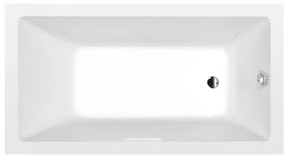 Obdĺžniková vaňa Polysan Noemi 160x80 cm akrylát ľavá aj pravá 71722, 1 ks