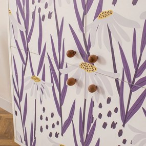 Biela skrinka 95x111 cm Multilux – Kalune Design