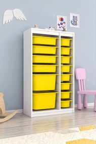 Organizér na hračky Dremonka 6 (žltá + biela). Akcia -22%. Vlastná spoľahlivá doprava až k Vám domov. 1124304
