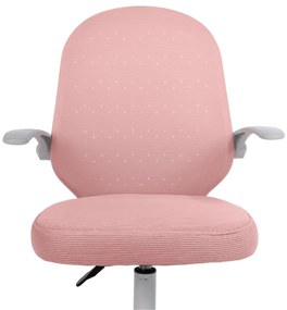 Detská otočná stolička Neoseat JUNI 012 — látka, ružová