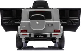 LEAN CARS Akumulátorové vozidlo Mercedes G 4x4 24 V 2580, šedé