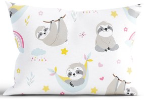 Bavlnená obliečka na vankúš Renforcé 50 × 70 cm – Leňochod