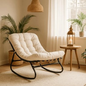 PROXIMA.store - Relaxačné hojdacie kreslo AURORA FARBA: sivá