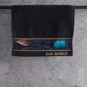 FROTÉ UTERÁK EVA MINGE12 SADA 6 KS 30X50 CM ČIERNA
