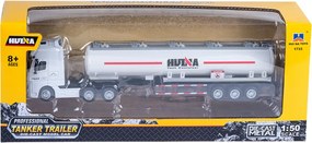 HUINA Kovová cisterna s pohyblivými časťami biela 1:50