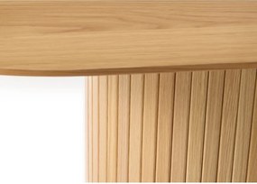 Jedálenský stôl s doskou v dubovom dekore 95x180 cm Nola – Unique Furniture