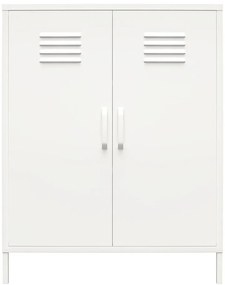 Biela kovová skrinka 40x102x80 cm Mission District – Støraa