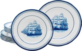 XXXLutz JEDÁLENSKÝ SERVIS Segelschiff blau 12-dielne Creatable - Online Only bytové doplnky - 007768068902