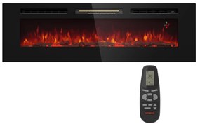 Galeras 152, elektrický nástenný krb, 1800 W, LED