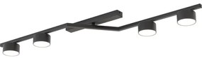 Stropné svietidlo SKAN 4xGX53/12W/230V čierne