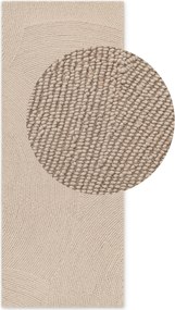 Hanse Home, Behúň Calmio 106221 Beige, 80x200, béžová, obývacia izba