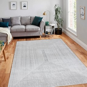 Dywany Łuszczów, Kusový koberec Balance 8788 grey, 80x150, šedá, obývacia izba