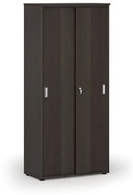Skriňa so zasúvacími dverami PRIMO WOOD, 1781 x 800 x 420 mm, wenge