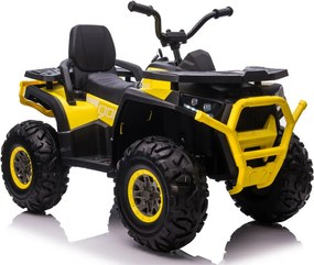 LEAN CARS Elektrická štvorkolka XMX607 LED MP3 žltá